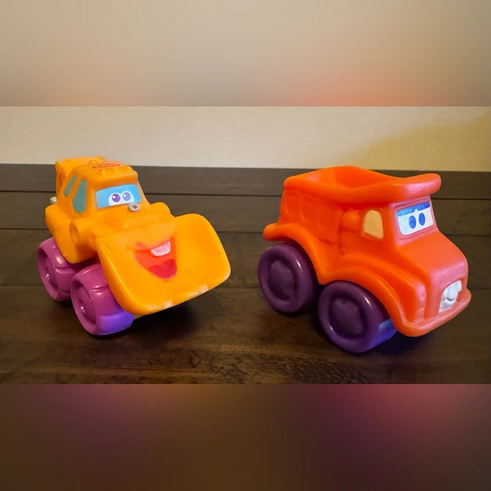 Tonka Chuck & Friends / Playskool Cars/Trucks Lot Of 8 Rolling Figures